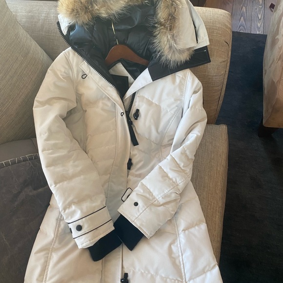 White Canada goose jacket, Canada goose North Star white parka - Picture 2 of 4